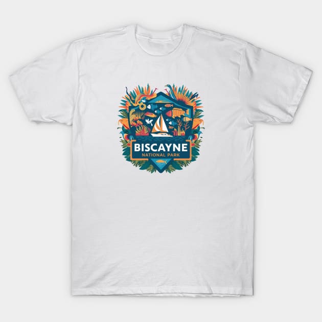 Biscayne National Park Fauna and Flora T-Shirt by Perspektiva